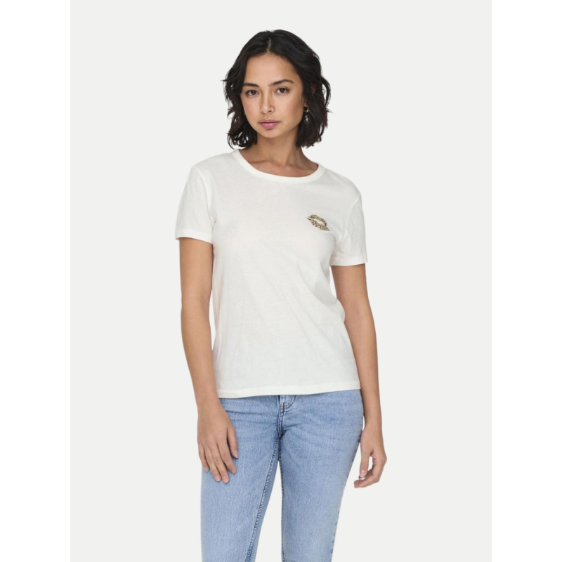 T-shirt michigan blanc femme - Jacqueline De Yong