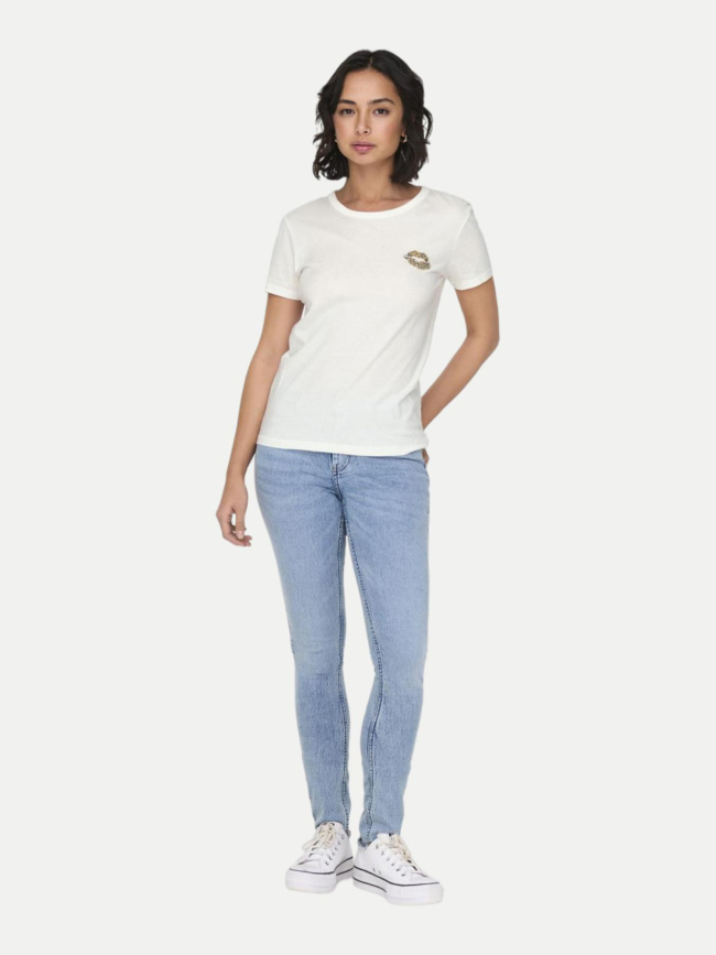 T-shirt michigan blanc femme - Jacqueline De Yong