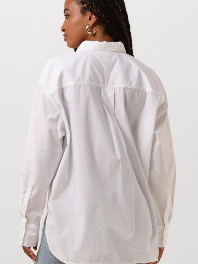 Chemise relax oversize blanc femme - Tommy Jeans