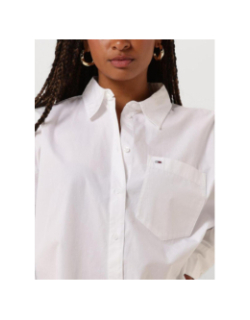 Chemise relax oversize blanc femme - Tommy Jeans