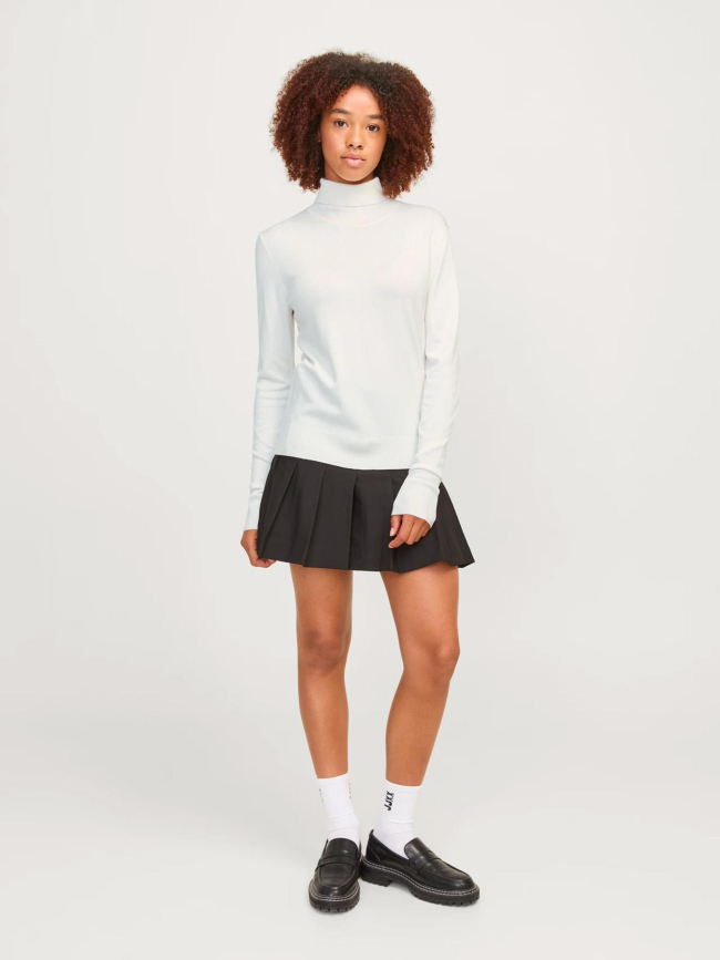 Pull col roulé fin ada blanc femme - Jjxx