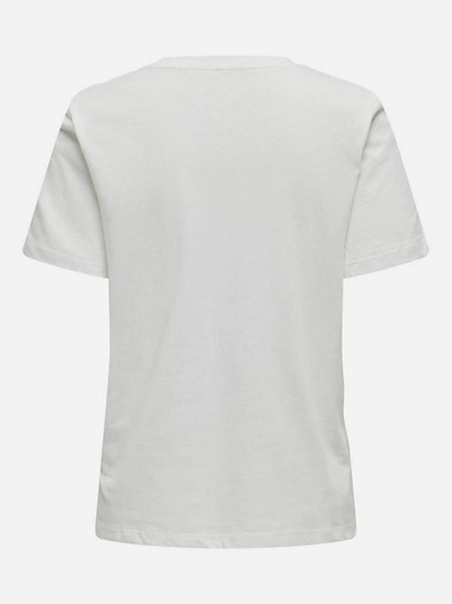 T-shirt stella life blanc femme - Only