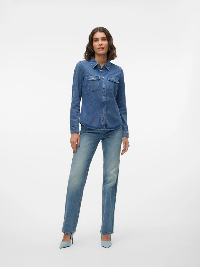 Chemise en jean jennie bleu femme - Vero Moda