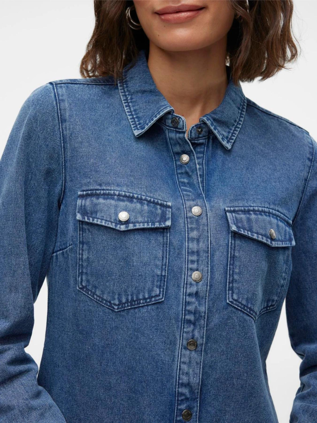 Chemise en jean jennie bleu femme - Vero Moda