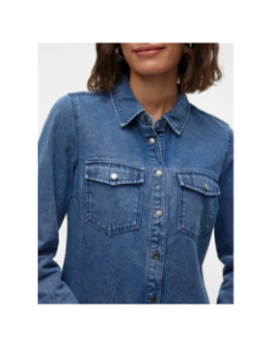 Chemise en jean jennie bleu femme - Vero Moda