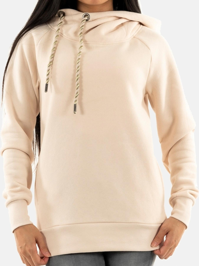 Sweat à capuche jalene beige femme - Only