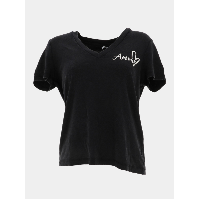 T-shirt col v othilde noir femme - Vero Moda