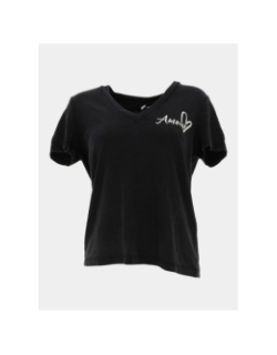 T-shirt col v othilde noir femme - Vero Moda