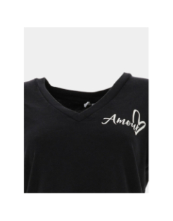 T-shirt col v othilde noir femme - Vero Moda