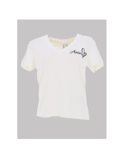 T-shirt col v othilde blanc femme - Vero Moda