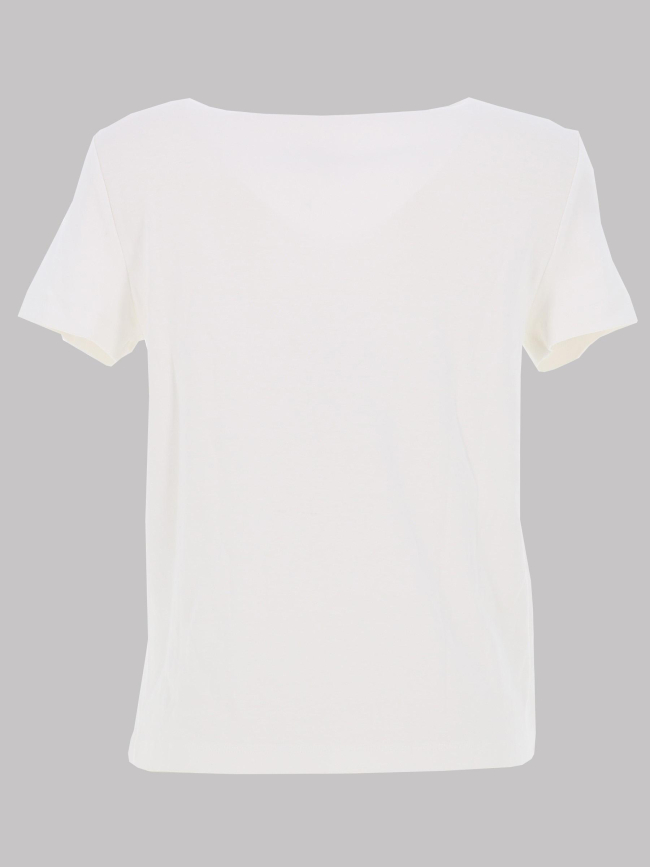 T-shirt col v othilde blanc femme - Vero Moda