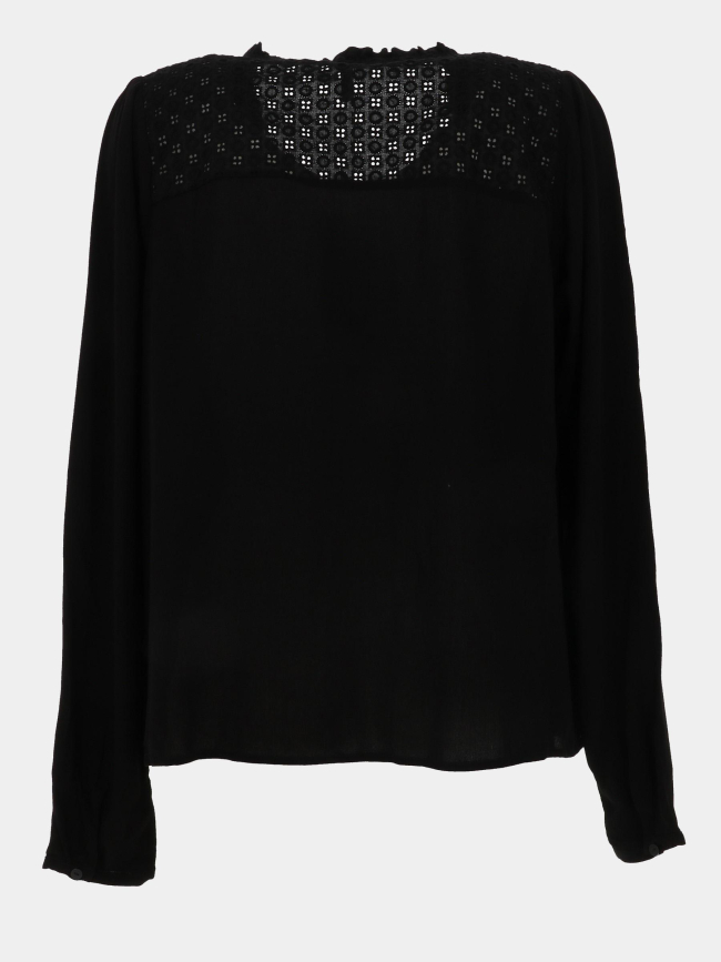 Blouse uni nicki noir femme - Only