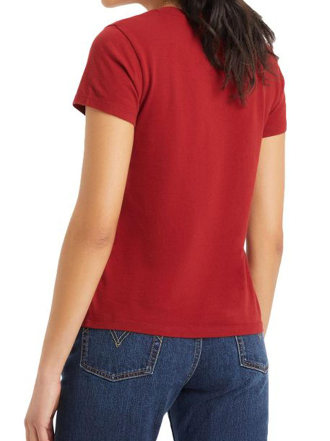 T-shirt perfect col v rouge femme - Levi's