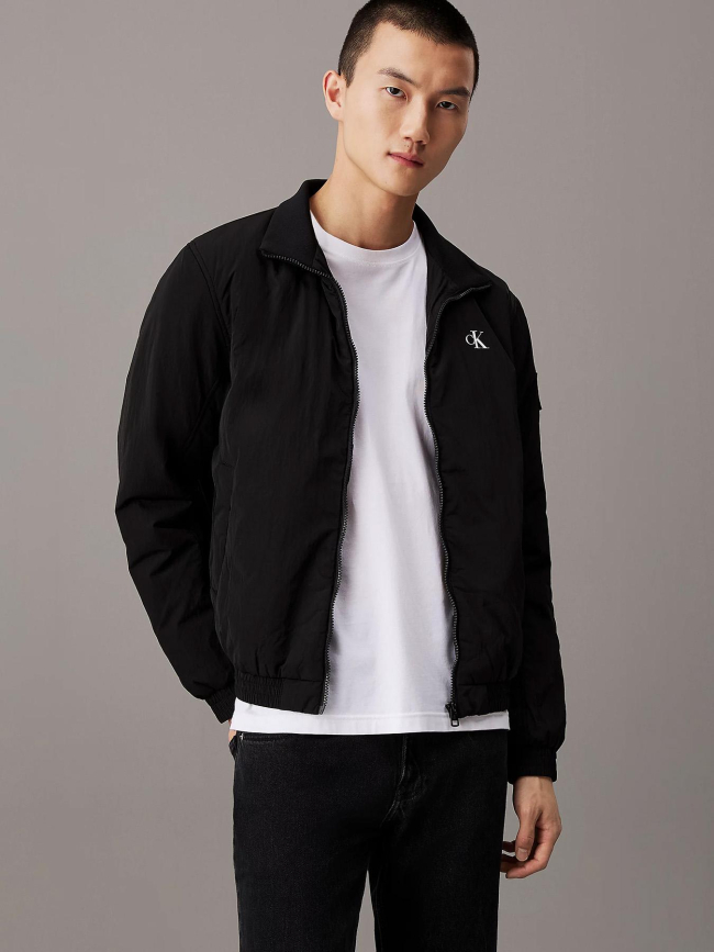 Bombers padded harrington noir homme - Calvin Klein Jeans