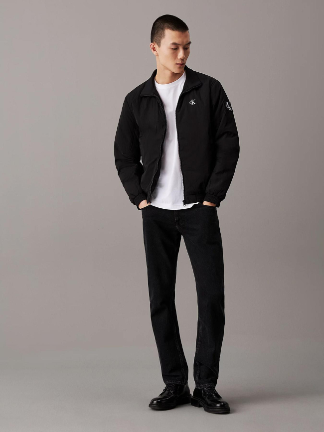 Bombers padded harrington noir homme - Calvin Klein Jeans