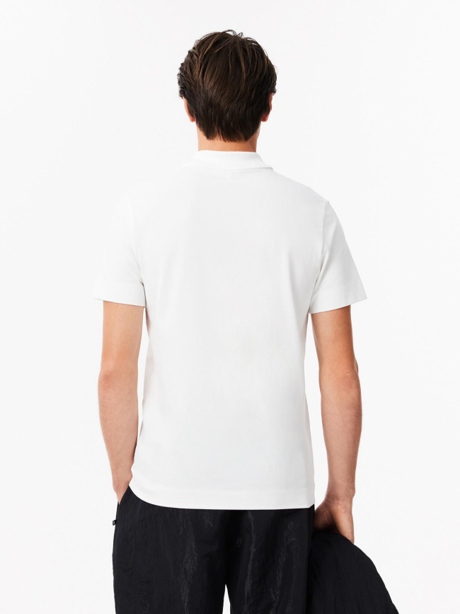 Polo movement imprimé blanc homme - Lacoste