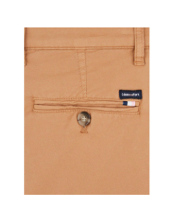 Pantalon chino slim amrron noisette homme - Eden Park