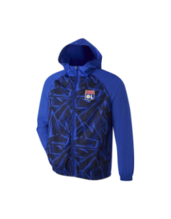 Veste coupe-vent training bleu homme - Olympique Lyonnais