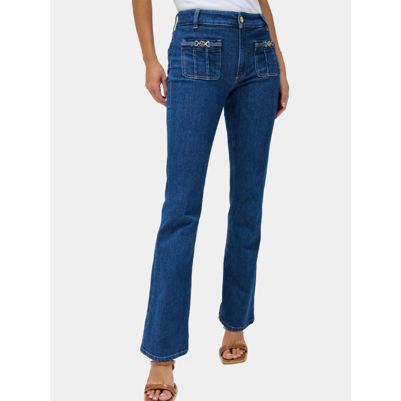 Jean bootcut destiny medium wash bleu femme - Salsa