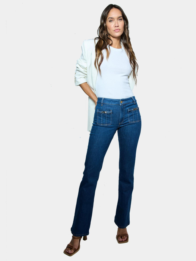 Jean bootcut destiny medium wash bleu femme - Salsa