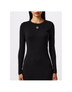 Robe moulante nemalia noir femme - Hugo