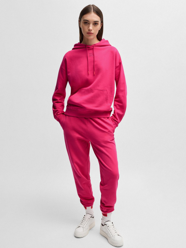 Jogging uni nelfinia rose fuchsia femme - Hugo