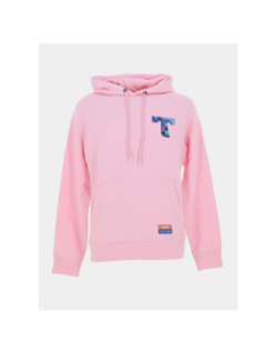 Sweat à capuche trace rose homme - Jack & Jones