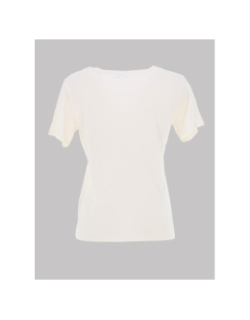 T-shirt louna blanc écru femme - Teddy Smith