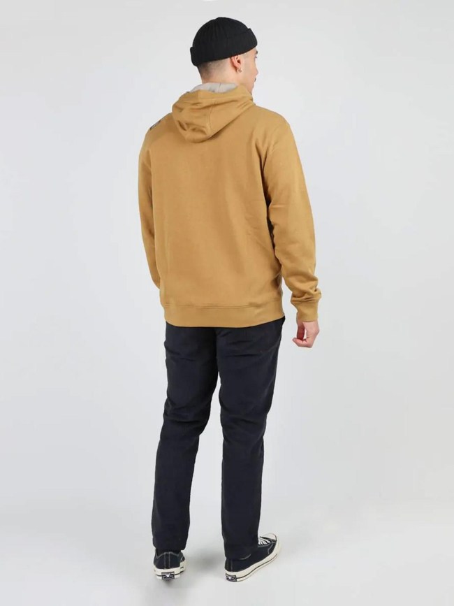 Sweat à capuche zippé essential marron homme - Oxbow