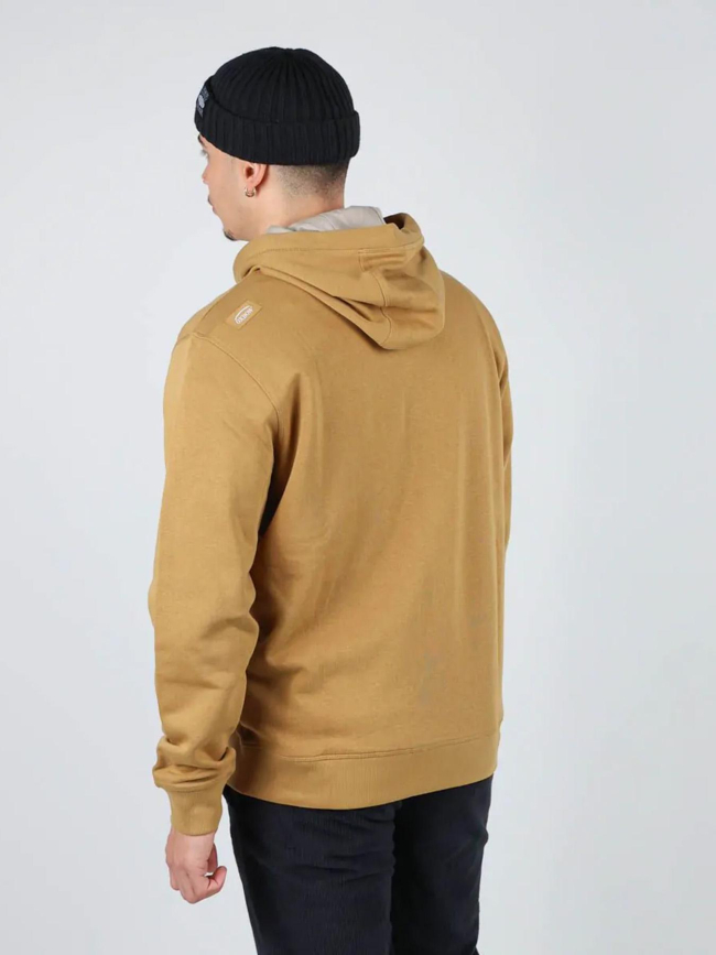 Sweat à capuche zippé essential marron homme - Oxbow