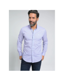 Chemise classic manches longues blanc homme - Benson & Cherry