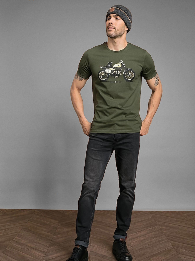 T-shirt legendary imprimé vert homme - Benson & Cherry