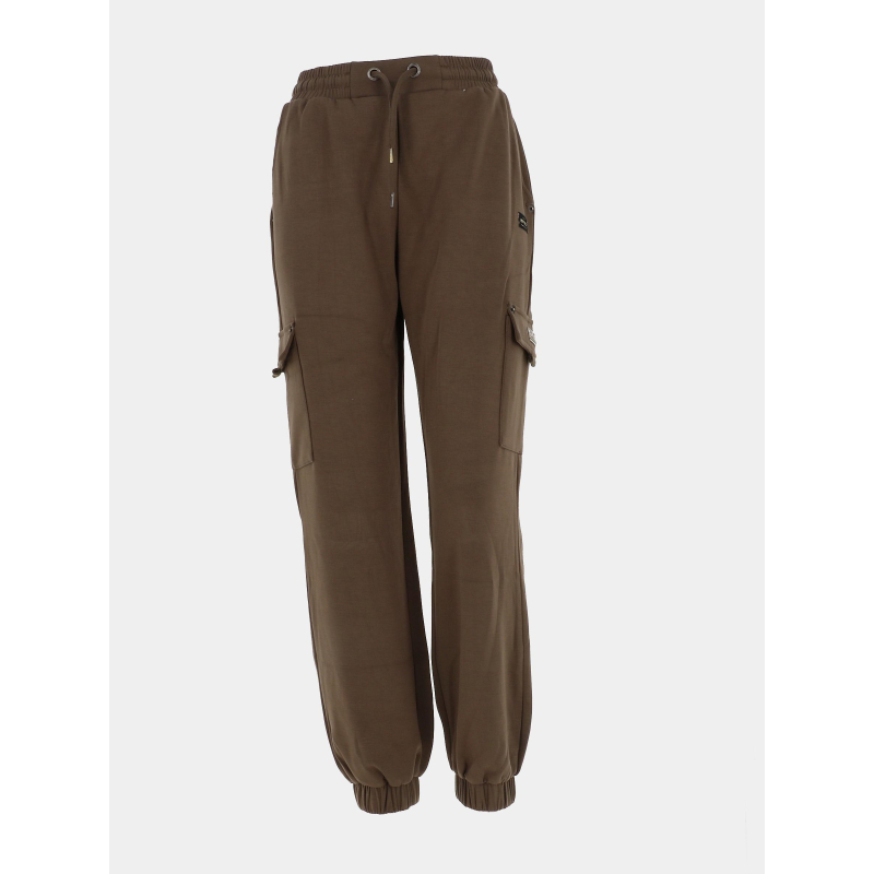 Pantalon cargo relax camille kaki femme - Happy & So