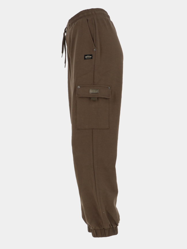 Pantalon cargo relax camille kaki femme - Happy & So