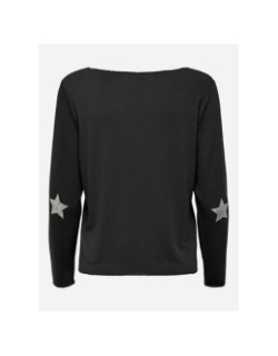 Pull fin uni hanna noir femme - Only