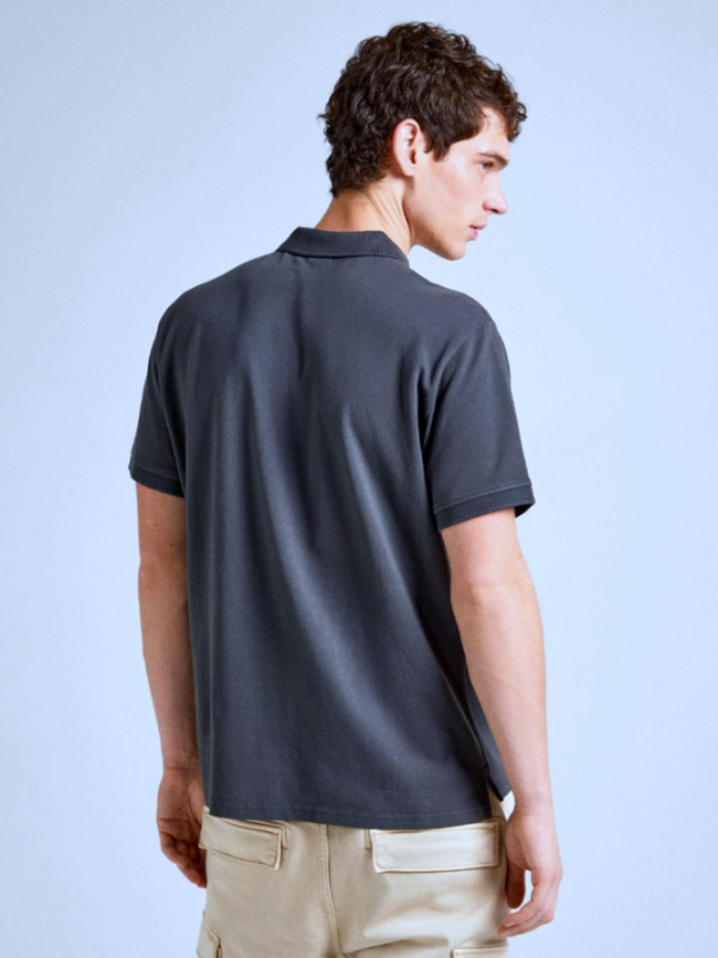 Polo basic pima gris homme - Guess