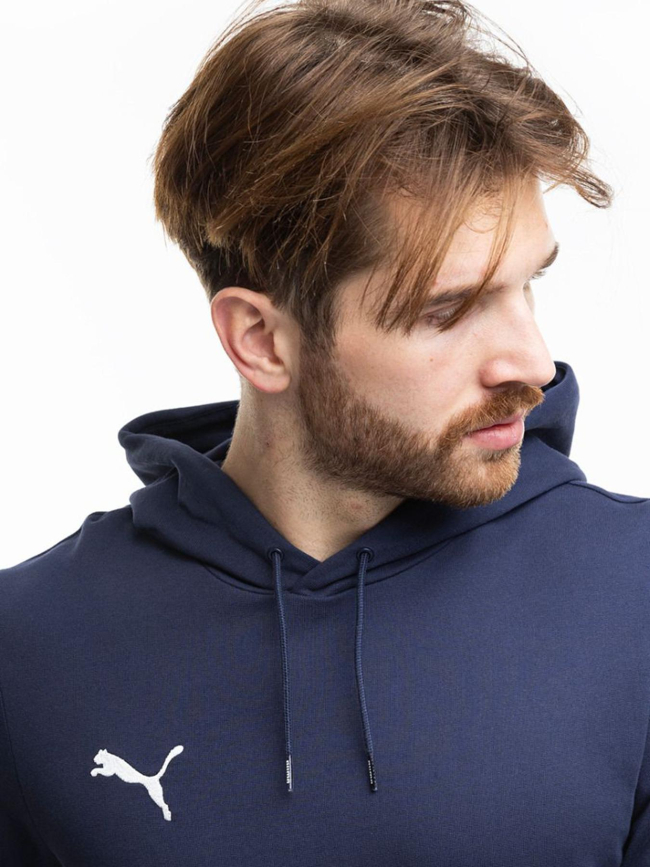 Sweat à capuche team goal casuals bleu marine homme - Puma