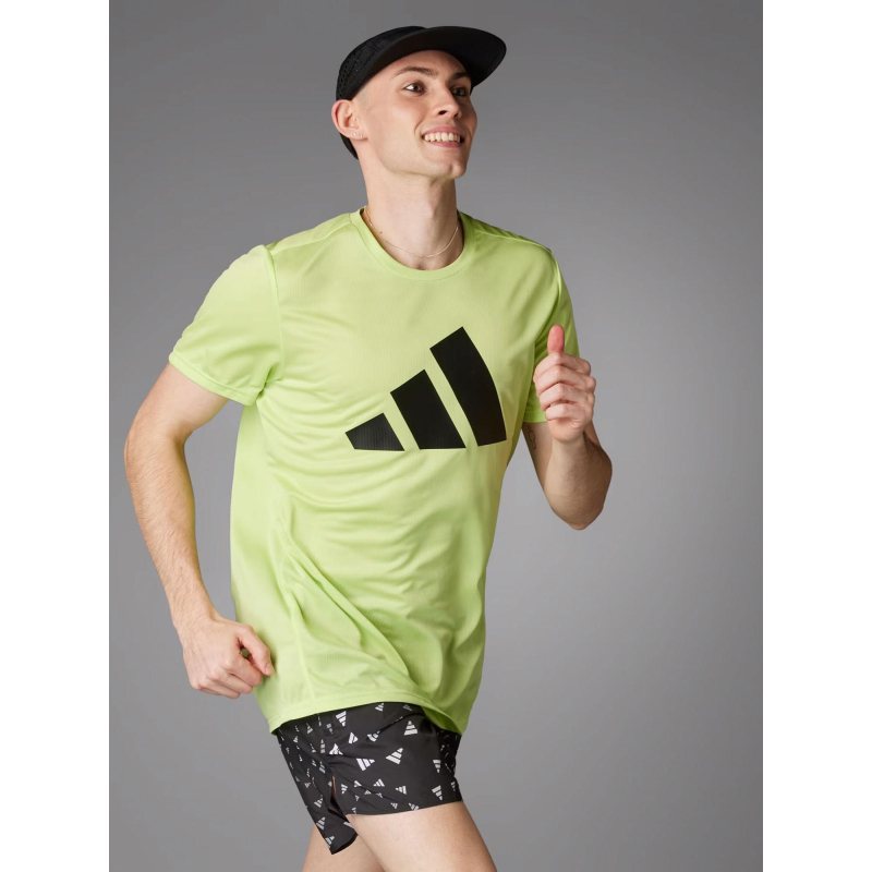 T-shirt de running run it vert homme - Adidas