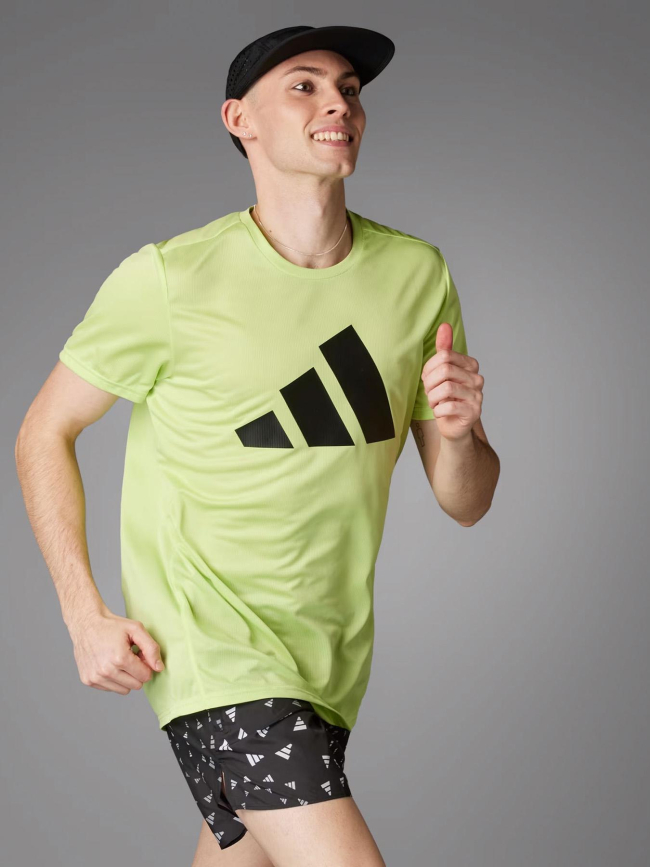 T-shirt de running run it vert homme - Adidas