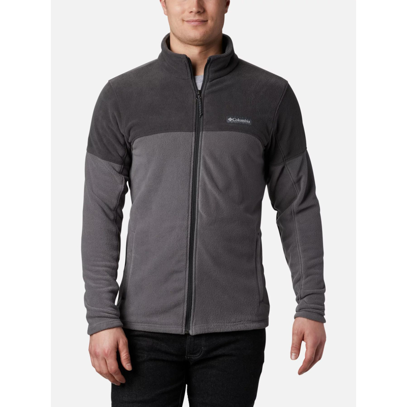 Veste polaire zippé basin trail gris homme - Columbia