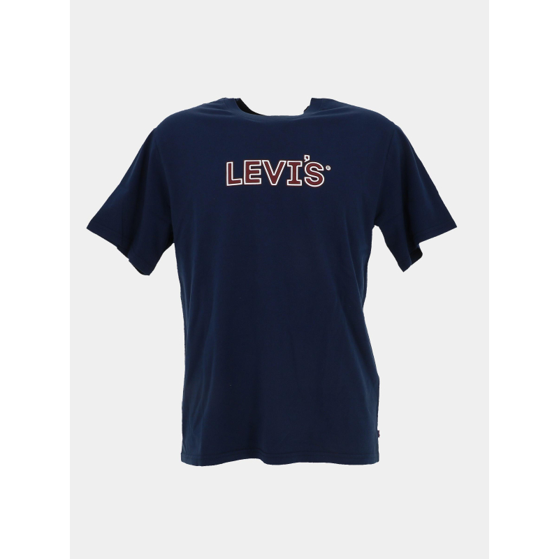 T-shirt relaxed fit logo padded bleu marine homme - Levi's