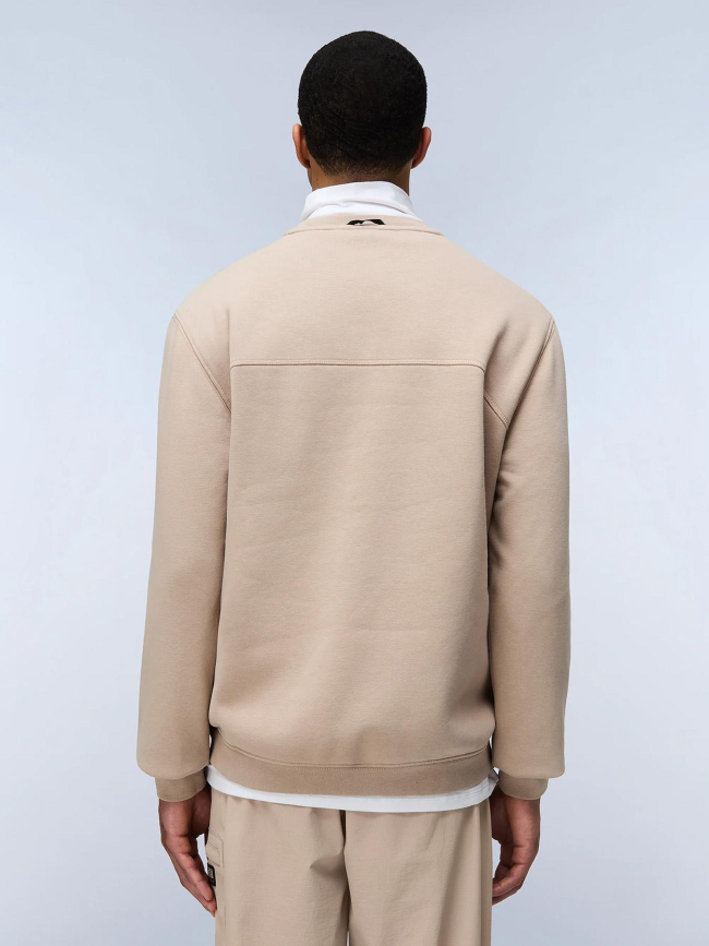 Sweat badge rocky beige homme - Napapijri