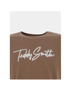 T-shirt evan marron garçon - Teddy Smith