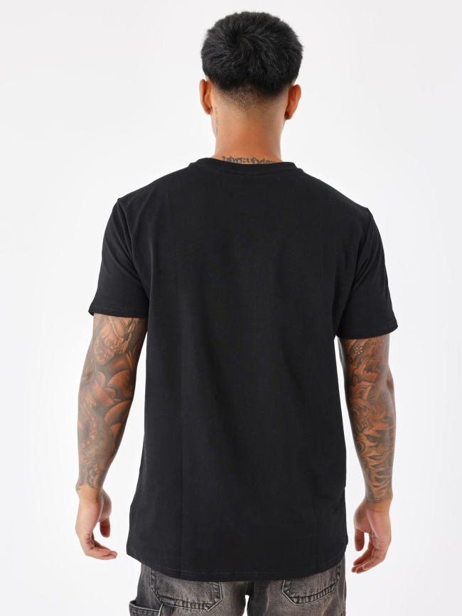 T-shirt double logo brodé noir homme - Project X Paris