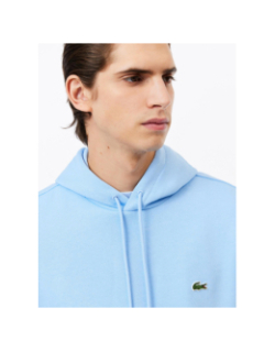 Sweat à capuche uni panorama bleu homme - Lacoste