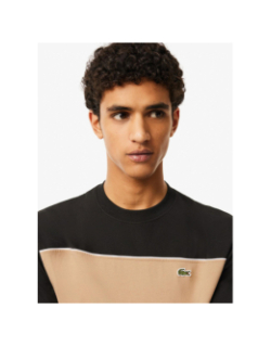 T-shirt classic fit en coton noir homme - Lacoste