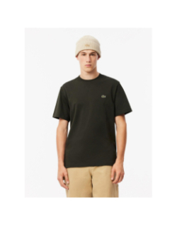 T-shirt classic fit en coton kaki homme - Lacoste