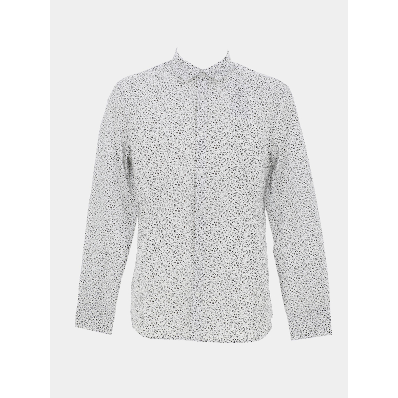 Chemise manches longues imprimés blanc homme - Teddy Smith