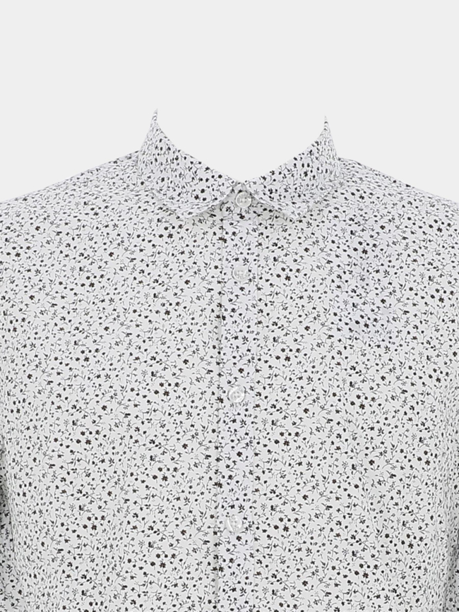 Chemise manches longues imprimés blanc homme - Teddy Smith