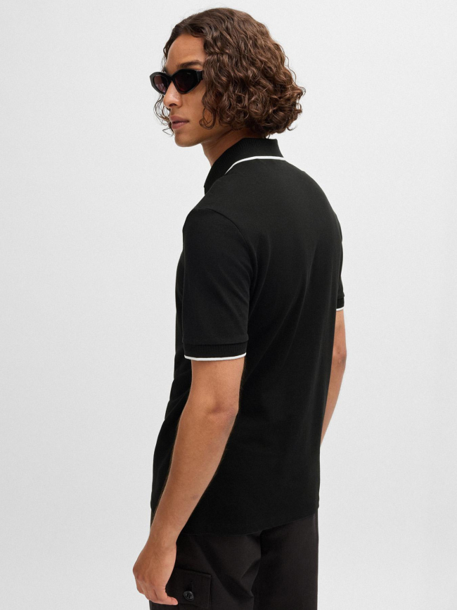 Polo deresino noir homme - Hugo